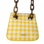 H.O.W. House Of Want We Are Original Shoulder Flap Bag in Yellow Gingham NEW Photo 1