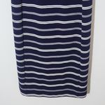 Ann Taylor  Navy and White Striped Sheath Dress Size 0 Navy Stripe Dress Photo 3