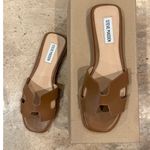 Steve Madden NEW  Hadyn Cognac Sandals Flat Sandal Womens Size 7 Brown Minimalist Photo 4