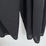 Good American Jumpsuit One Size Sexy Twist Romper Wide Leg Semi Sheer Black NWT Photo 13