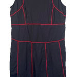 Eshakti ‎ Dress 18W Black Red Embellished Midi Retro Mod Rockabilly Fit Flare Photo 0