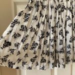 Brandy Melville NEW  Luma Skirt Floral White One Size Skater Circle Hem Soft NWOT Photo 1