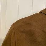 Norton Mcnaughton Vintage women’s quilted stitch faux suede brown tan jacket 12 Photo 6