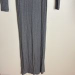 SKIMS Soft Lounge Long Ribbed Long Sleeve Maxi Dress Heather Gray Size XS Photo 7