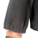 Madewell  Black 100% Cotton V-Neck Long Sleeve Sweater Women Sz L Photo 2