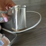 Steve Madden Luxe Metallic Block Healed Strappy Sandal Square Toe Luxe 11M Photo 3