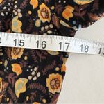 Free People Nicolette Velvet Floral Blazer with Bow black gold Photo 12