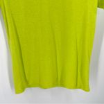 Jungmaven Lorel Limelight Minimalist Boho Hemp Organic Short Sleeve T Shirt Top Yellow Photo 3