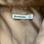 Stradivarius  Khaki Lightweight Sleeveless Open Front Trench w Attached Sash S Photo 11