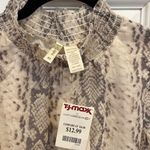 TJ Maxx Japan Snakeskin Top Photo 2