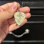 Guitar pick angels wing earrings Photo 3