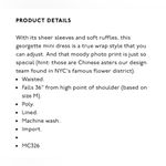 Madewell  Black Floral Wrap Tie Dress in Women’s Size Medium Photo 9