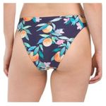 La Blanca Sunshine Navy Peach Halter Fruit Floral 2 Piece Bikini Swimsuit Set 8 Photo 2