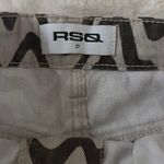 RSQ Brown Pattern Jean Shorts Photo 2