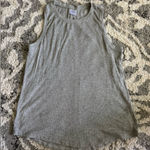 Athleta  Ribbed Grey Tank Top with Keyhole Back🫧 Photo 0