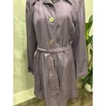 Apt. 9  Womens Lavender Double Breasted Belted Trench Coat Size Medium Photo 1