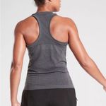 Athleta New  M Momentum Seamless Heather Tank Gray Medium Photo 3