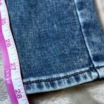 American Eagle  Hi Rise Jeggings Womens 6 Denim Super Stretch Ripped Blue Jeans Photo 9