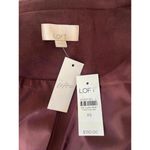 Loft  Women's Brown Faux Suede Moto Jacket *NWT Photo 3