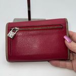 Loewe  Lambskin Wallet‎ with Lock on Zipper pull Red and Purple Interior Photo 3