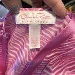 Oscar de la Renta  Pink Label Polyester Caftan House Dress Nightgown Medium Photo 3