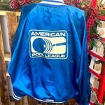 Vintage WestArk jacket Royal Blue White American Pool League bomber coat Sz 2XL Photo 1