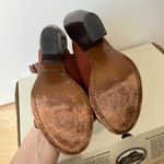 Frye  Amy Sling Back Leather Belt Buckle Heels Photo 3