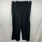 Abercrombie & Fitch Black White Pin Striped Pull On Wide Leg Pants Photo 5