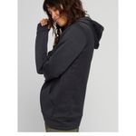 Burton  Women Oak Full Zip French Terry Fleece Hoodie Sweatshirt Gray Size Medium Photo 2