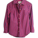 Vineyard Vines Vineyard Women's ClassicĀ Plaid Long SleepāCasual Button Down Shirt Sizeā0 Photo 0