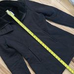 The North Face Long Sweater Jacket Quilted Small Black Photo 5