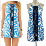 Lilly Pulitzer Lilly‎ Pulitzer Annabelle Shift Dress Bay Yacht Sea Bau Blue Striped Size 0 Photo 1