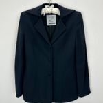 Moschino Vintage Cheap And Chic Blazer Jacket Fitted Slim Classic Black US 6 Photo 1