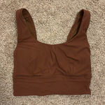 Lululemon  Brown Ribbed Align Sports Bra Photo 0