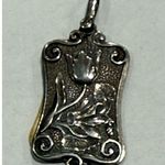 Antique Hallmarked Sterling Silver Victorian Aide Memoire Chatalaine Pendant Photo 1