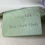 Robin Kaplan Midi Skirt Size 2 Green Silk Hand Dyed Boho Ethereal Forest Fairy Photo 13