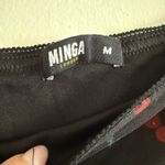 MINGA LONDON | Cherry Cola Mesh Cherry Print Midi Skirt | Medium Black Photo 4