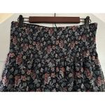 CAbi Flirt Skirt Picnic Day Navy Floral Smocked Convertible To Halter Top Size M Photo 1