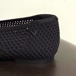 Vivaia Black Margot Open Knit Square Toe V Cut Opening Slip On Flats 40.5 9 9.5 Photo 2