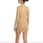 Bloomingdale'sLVIR Daytime Mini Ribbed Sweater Mini Dress Beige Womens Size Larg Brown Size L Photo 1