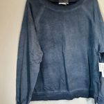 Treasure & Bond NWT Mineral Wash Navy Crewneck Sweater - Size: Large Photo 1