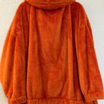 Old Navy NWT  Burnt Orange Cozy Teddy Sherpa Zip Lounge Jacket Photo 4