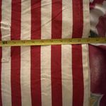 Madewell  Women’s Easy Crop Tee Murph Stripe Crimson Cropped Boxy T-Shirt Small Photo 7