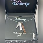 Disney 🩷🩷 Silver and Gold Charm Necklace Pocahontas 🩷🩷Box (J) Photo 2