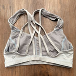 Lululemon  Strappy Back Sports Bra Light Support Gray Size 6 Photo 0