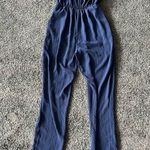 piazza italia jumpsuit with pockets made in Italy Blue Photo 3