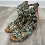 FreeBird Turquoise Casandra Sandal Bootie Size 7 Tan Photo 1