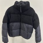 Old Navy Short Sherpa-Paneled Puffer Jacket Photo 1