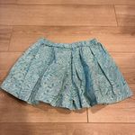 Kate Spade  Saturday Blue White Printed Pleated Shorts Size S Photo 3