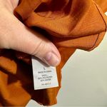 Ophelia Roe Orange Ruffled Sleeveless Tank Top (652) Photo 3